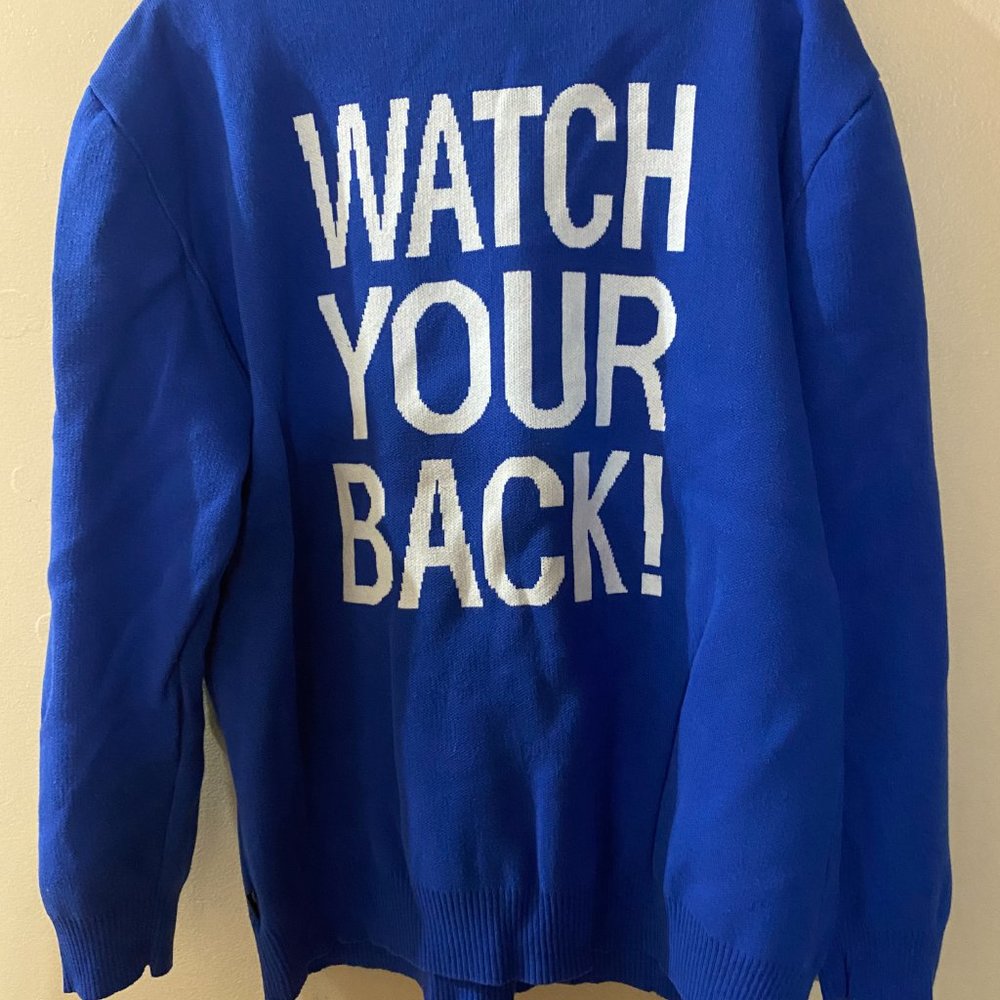FTP SWEATER SIZE XL ROYAL BLUE NEW - Picture 2 of 9